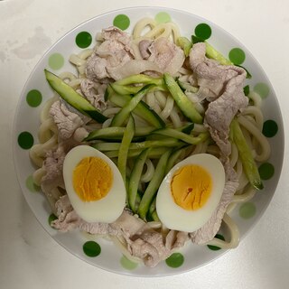 さっぱりと！冷しゃぶうどん